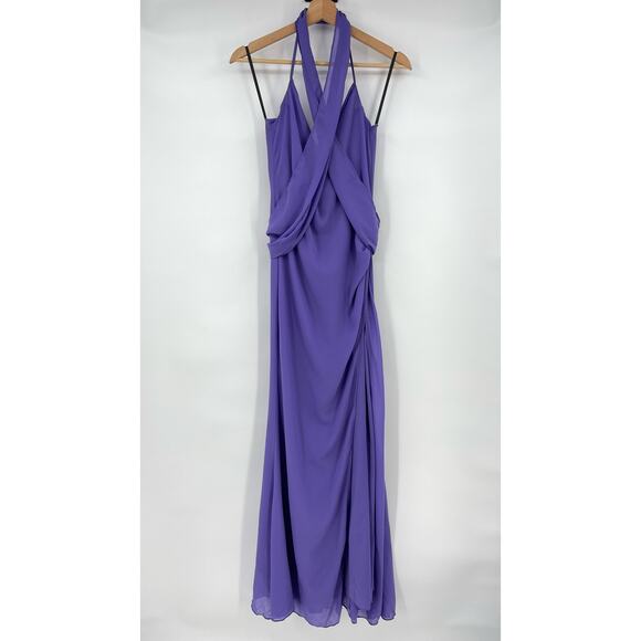 Michael Costello Purple Maxi Dress - Picture 2 of 15